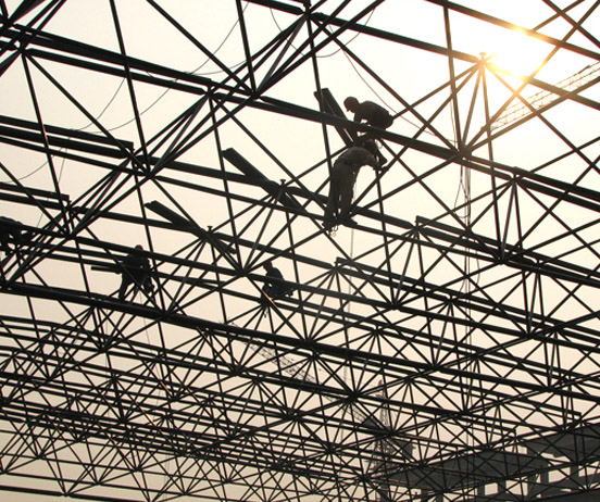 宁波厂房网架安装