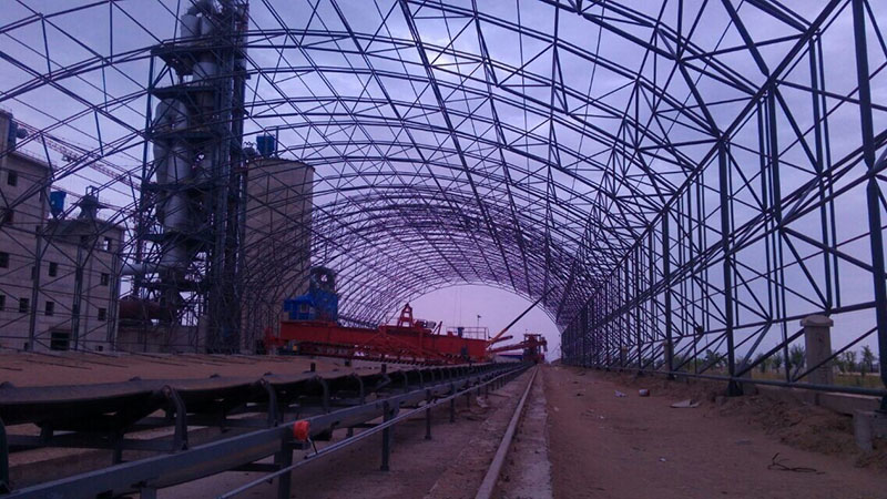 宁波煤棚网架安装